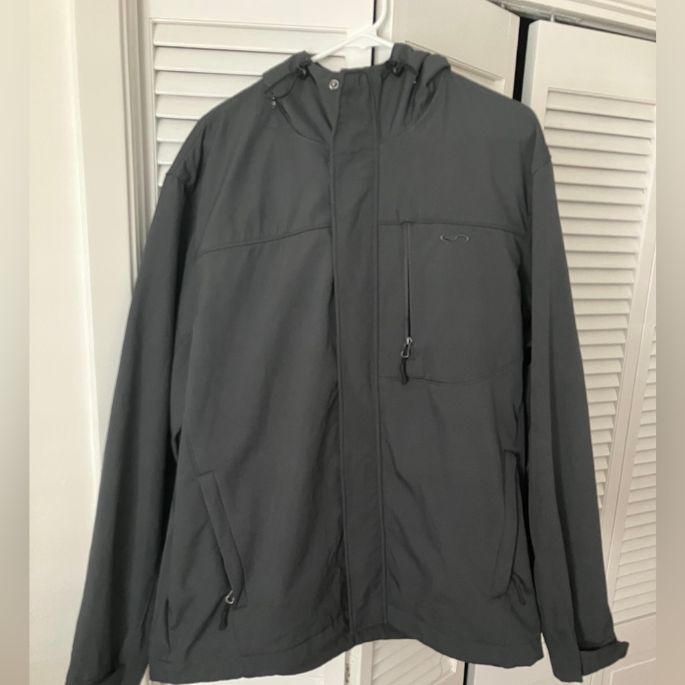 Champions Men's Charcoal Gray Fleece Lined Jacket